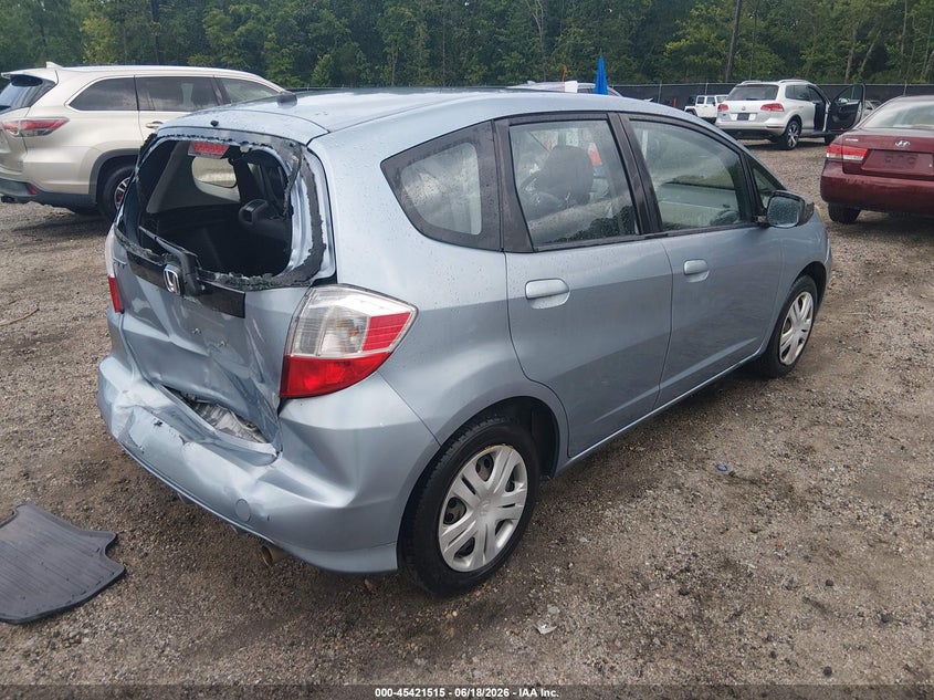 2011 Honda Fit VIN JHMGE8H30BC020651 IAAI salvage auction — REAR END, Salvage (South Carolina), sold $25 on 2026-07-29 (photo 4)