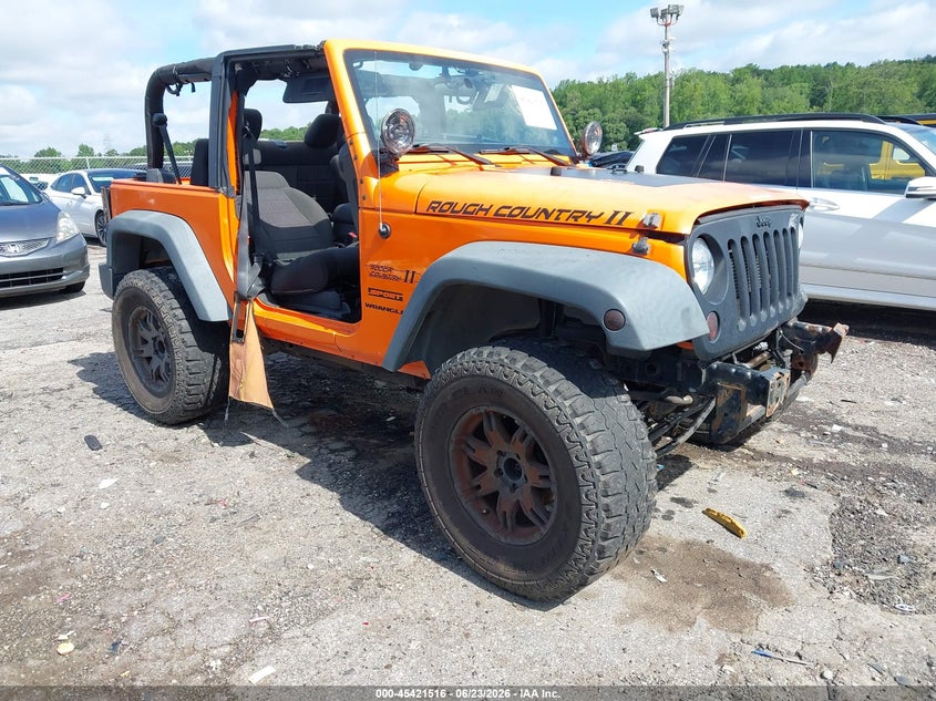 2012 Jeep Wrangler / VIN 1C4AJWAG5CL193281 IAAI salvage auction — LEFT FRONT, Salvage (Georgia), sold $1,250 on 2026-08-06 (photo 1)