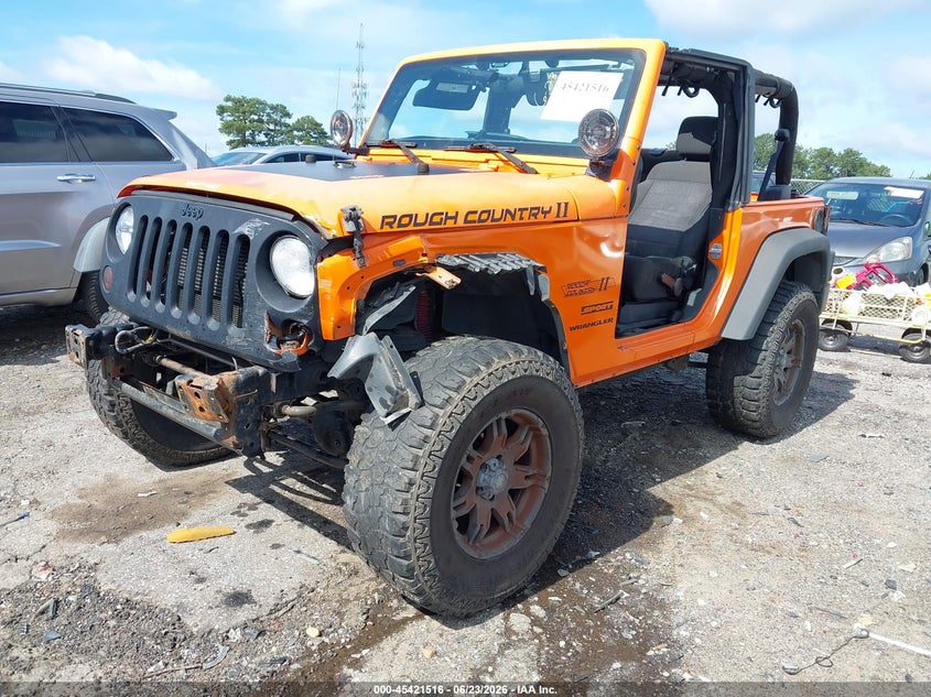 2012 Jeep Wrangler / VIN 1C4AJWAG5CL193281 IAAI salvage auction — LEFT FRONT, Salvage (Georgia), sold $1,250 on 2026-08-06 (photo 2)