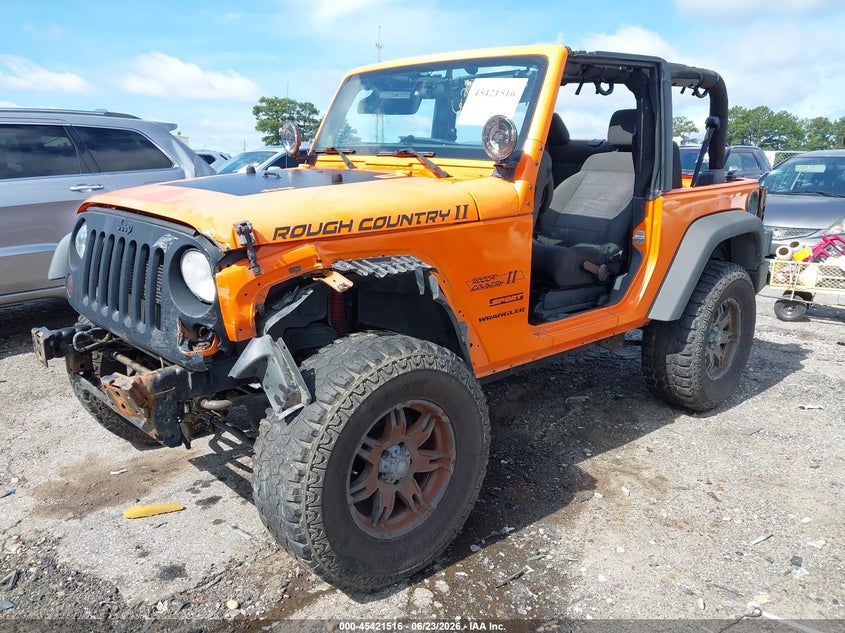 2012 Jeep Wrangler / VIN 1C4AJWAG5CL193281 IAAI salvage auction — LEFT FRONT, Salvage (Georgia), sold $1,250 on 2026-08-06 (photo 6)