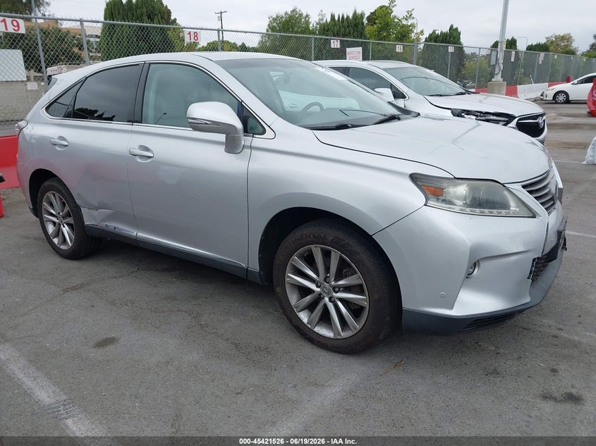 2015 Lexus Rx VIN 2T2ZB1BA5FC002477 IAAI salvage auction — FRONT END, Salvage (California), sold $925 on 2026-07-11 (photo 1)
