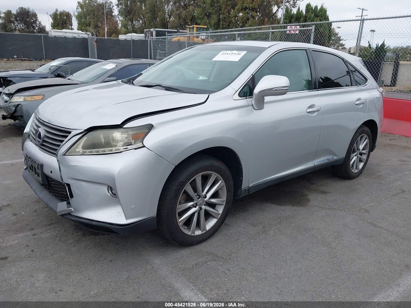 2015 Lexus Rx VIN 2T2ZB1BA5FC002477 IAAI salvage auction — FRONT END, Salvage (California), sold $925 on 2026-07-11 (photo 2)