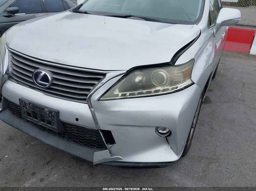 2015 Lexus Rx VIN 2T2ZB1BA5FC002477 IAAI salvage auction — FRONT END, Salvage (California), sold $925 on 2026-07-11 (photo 6)