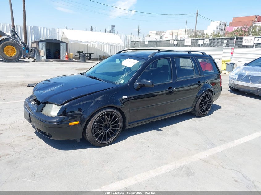 2002 Volkswagen Jetta VIN WVWRK61J62W262116 IAAI salvage auction — FRONT & REAR, Salvage (California), sold $675 on 2026-07-16 (photo 2)