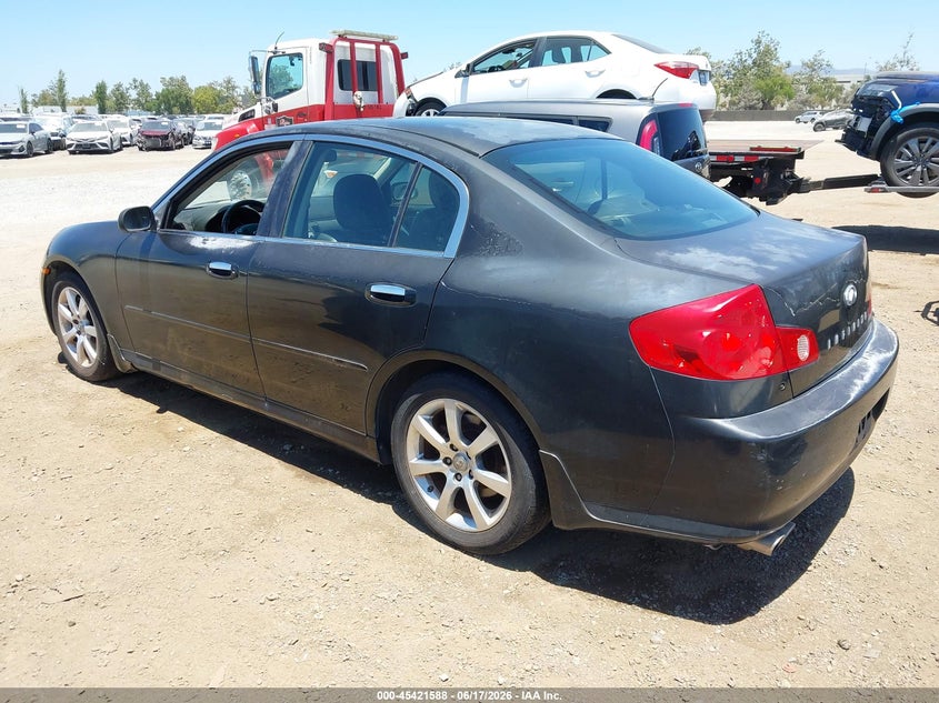 2006 Infiniti G35 VIN JNKCV51E96M511213 IAAI salvage auction — NORMAL WEAR, Clear - Dealer Only (California), sold $450 on 2026-07-20 (photo 3)