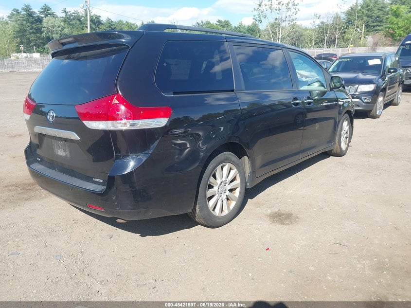 2014 Toyota Sienna VIN 5TDDK3DC5ES071765 IAAI salvage auction — FRONT END, Salvage Title, sold $2,550 on 2026-07-24 (photo 4)