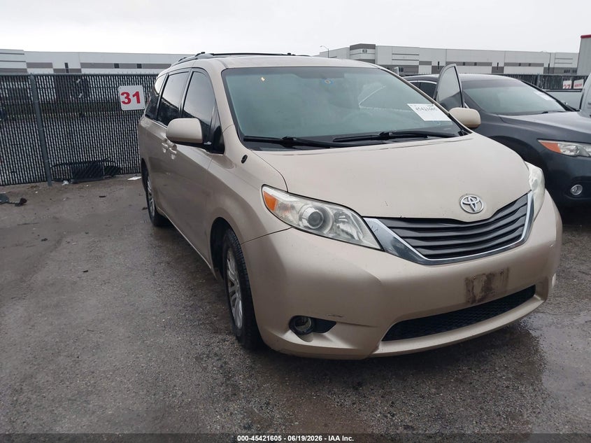 2011 Toyota Sienna VIN 5TDYK3DCXBS102313 IAAI salvage auction — NORMAL WEAR, Original (Texas), sold $3,175 on 2026-07-07 (photo 6)