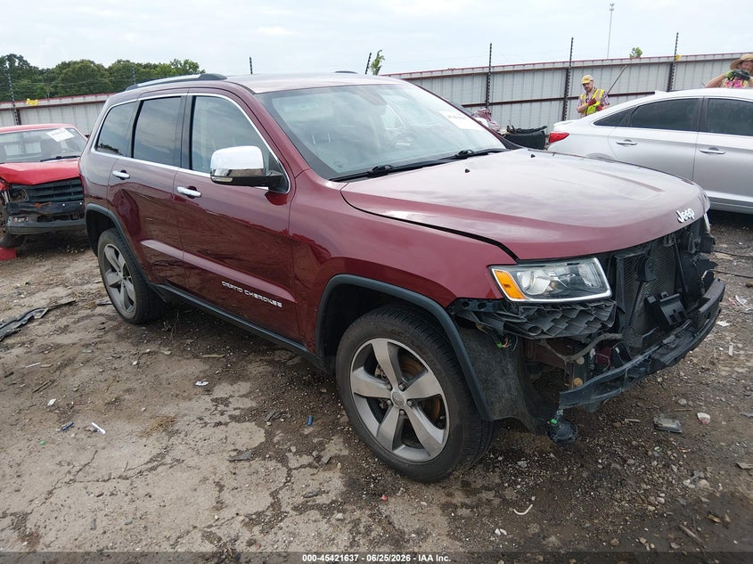 2016 Jeep Grand cherokee VIN 1C4RJFBG1GC429500 IAAI salvage auction — FRONT END, Salvage Title, sold $2,550 on 2026-08-01 (photo 1)