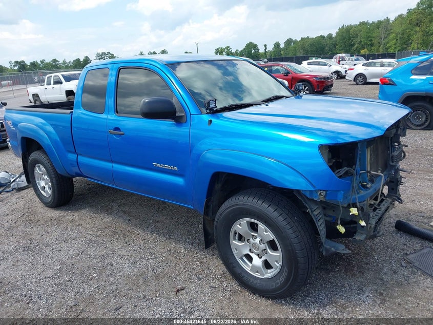 2005 Toyota Tacoma VIN 5TETU62N25Z110178 IAAI salvage auction — LEFT FRONT, Clear (South Carolina), sold $5,600 on 2026-07-12 (photo 1)