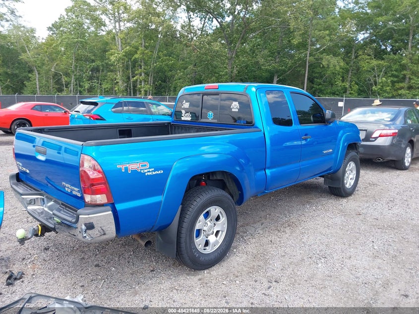 2005 Toyota Tacoma VIN 5TETU62N25Z110178 IAAI salvage auction — LEFT FRONT, Clear (South Carolina), sold $5,600 on 2026-07-12 (photo 4)