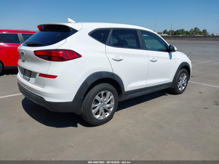 2020 Hyundai Tucson VIN KM8J23A47LU077815 IAAI salvage auction — THEFT, Salvage Title, sold $3,550 on 2026-07-21 (photo 4)