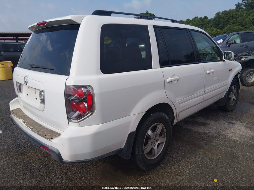 2006 Honda Pilot VIN 5FNYF28586B019306 IAAI salvage auction — FRONT END, Salvage (Louisiana), sold $200 on 2026-07-29 (photo 4)