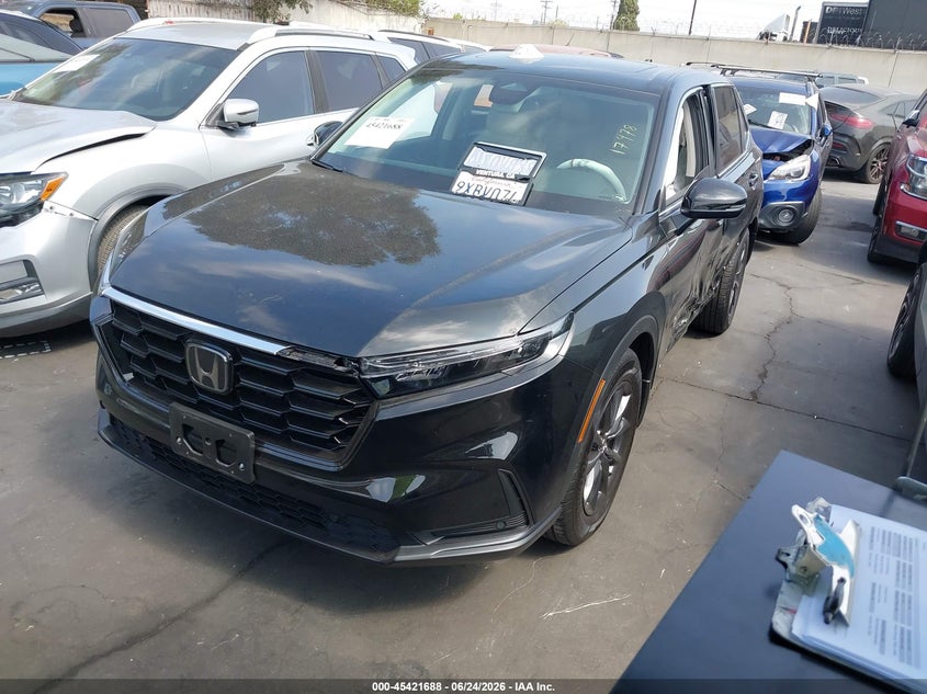 2026 Honda Cr-v VIN 2HKRS3H71TH302974 IAAI salvage auction — LEFT SIDE, Salvage Title, sold $13,000 on 2026-07-31 (photo 2)