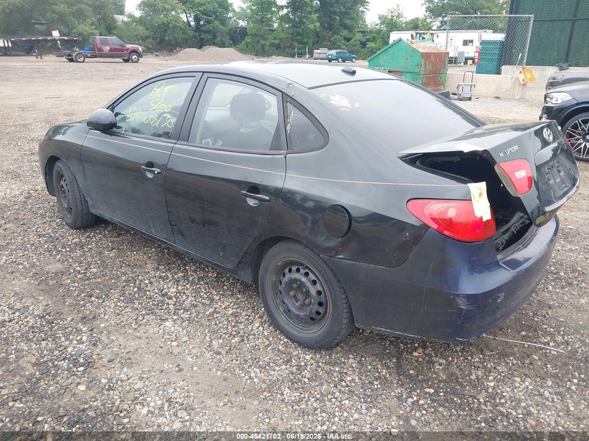 2008 Hyundai Elantra VIN KMHDU46D08U559586 IAAI salvage auction — FRONT & REAR, Bill Of Sale (New York), sold $425 on 2026-07-14 (photo 3)
