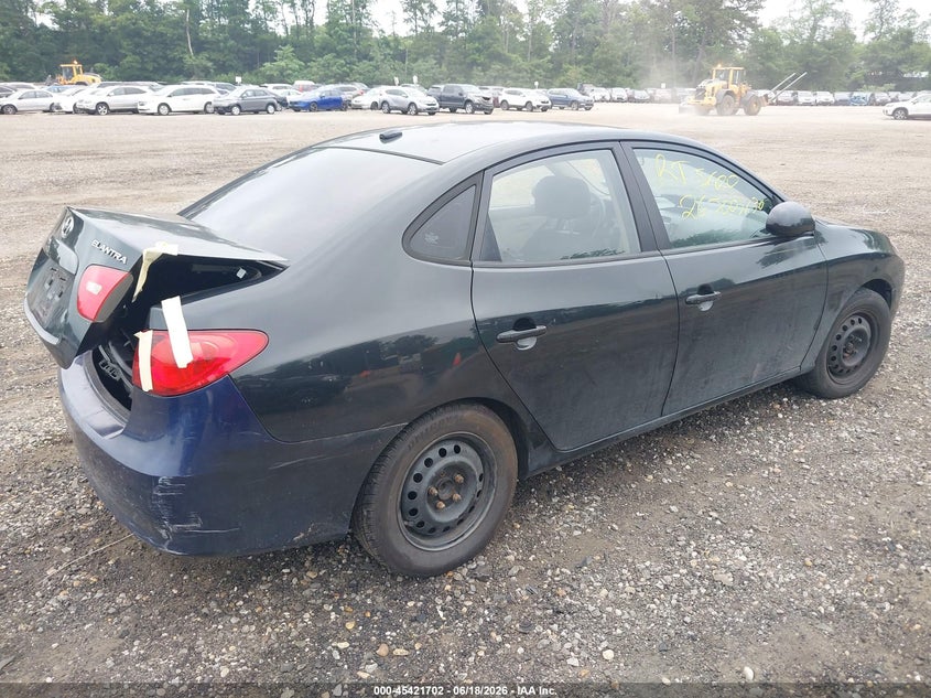 2008 Hyundai Elantra VIN KMHDU46D08U559586 IAAI salvage auction — FRONT & REAR, Bill Of Sale (New York), sold $425 on 2026-07-14 (photo 4)