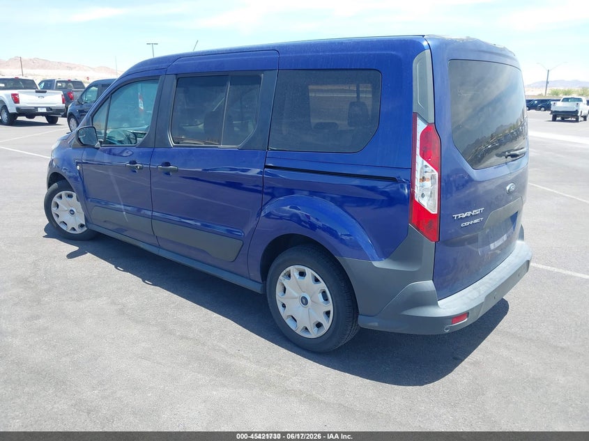 2018 Ford Transit connect VIN NM0GE9E71J1343726 IAAI salvage auction — NORMAL WEAR, Sf97 (Nevada), sold $25 on 2026-07-28 (photo 3)