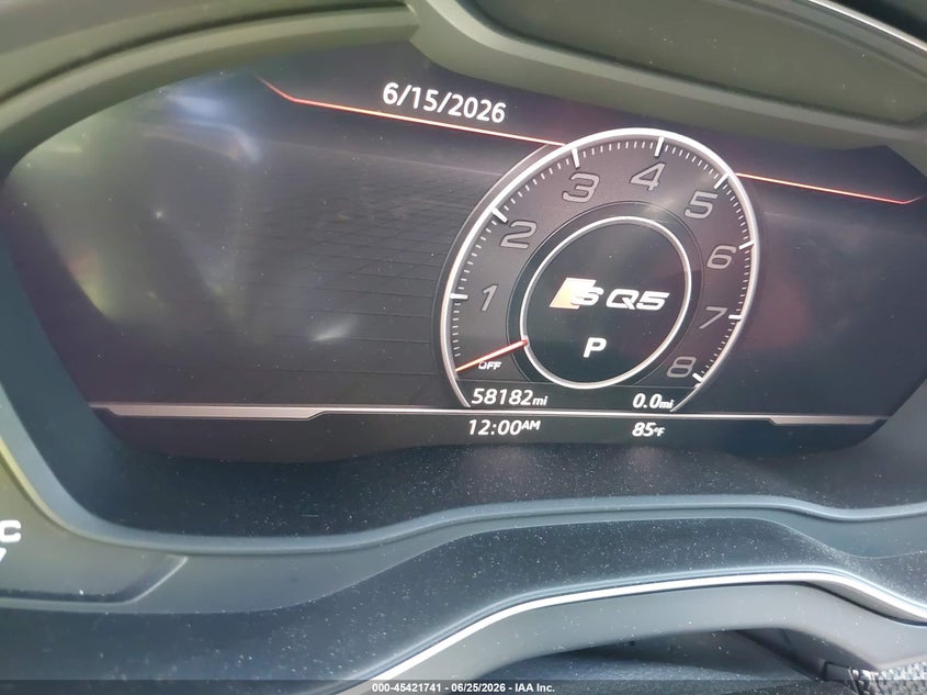 2019 Audi Sq5 VIN WA1B4AFY2K2095064 IAAI salvage auction — UNKNOWN, Mv-907A (New York), sold $8,075 on 2026-07-28 (photo 7)