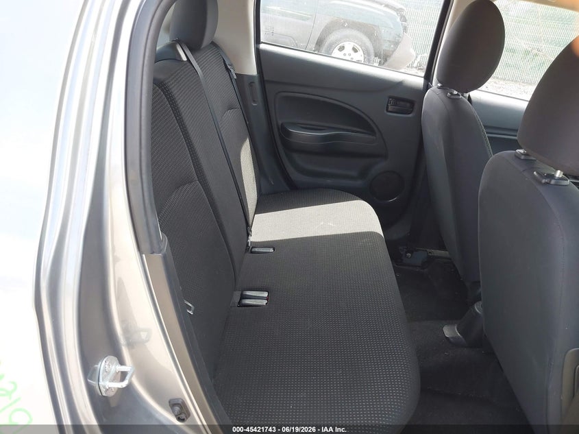2015 Mitsubishi Mirage VIN ML32A4HJXFH053747 IAAI salvage auction — SIDE, Salvage (Pennsylvania), sold $900 on 2026-07-17 (photo 8)