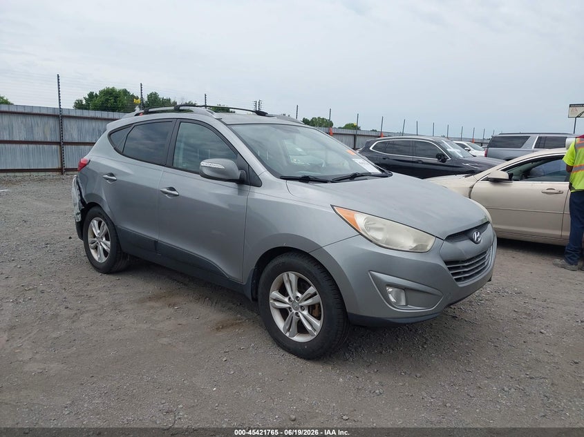 2013 Hyundai Tucson VIN KM8JU3AC5DU667904 IAAI salvage auction — REAR END, Salvage (Arkansas), sold $1,025 on 2026-07-29 (photo 1)