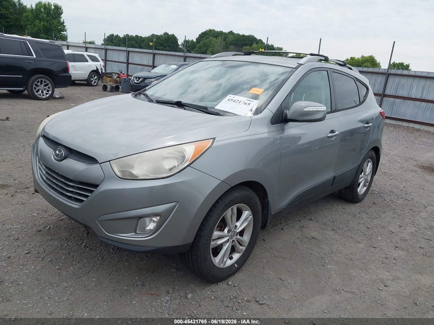 2013 Hyundai Tucson VIN KM8JU3AC5DU667904 IAAI salvage auction — REAR END, Salvage (Arkansas), sold $1,025 on 2026-07-29 (photo 2)