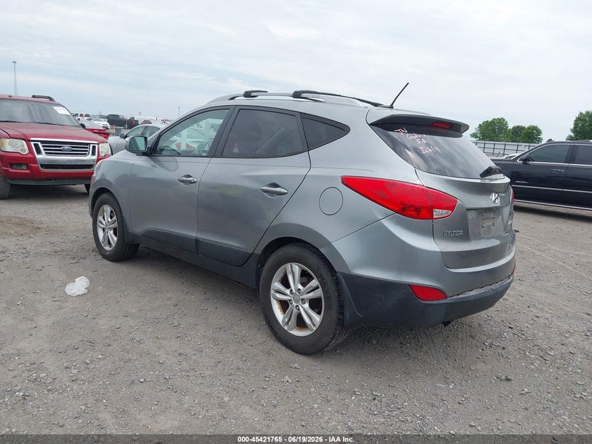 2013 Hyundai Tucson VIN KM8JU3AC5DU667904 IAAI salvage auction — REAR END, Salvage (Arkansas), sold $1,025 on 2026-07-29 (photo 3)