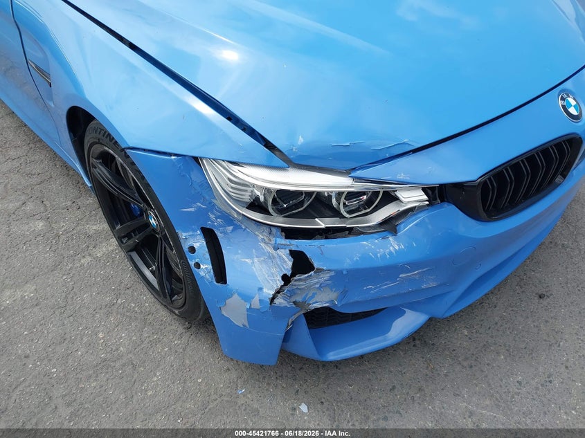 2015 BMW M4 VIN WBS3U9C51FJ968214 IAAI salvage auction — FRONT END, Salvage Title, sold $11,300 on 2026-08-24 (photo 6)