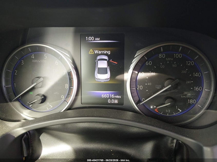 2019 Infiniti Q60 VIN JN1FV7EL1KM440234 IAAI salvage auction — LEFT SIDE, Salvage Title, sold $7,950 on 2026-08-04 (photo 7)