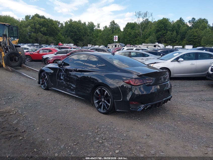 2019 Infiniti Q60 VIN JN1FV7EL1KM440234 IAAI salvage auction — LEFT SIDE, Salvage Title, sold $7,950 on 2026-08-04 (photo 3)