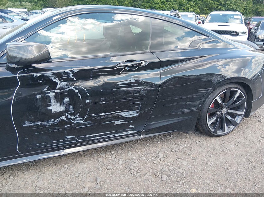 2019 Infiniti Q60 VIN JN1FV7EL1KM440234 IAAI salvage auction — LEFT SIDE, Salvage Title, sold $7,950 on 2026-08-04 (photo 6)