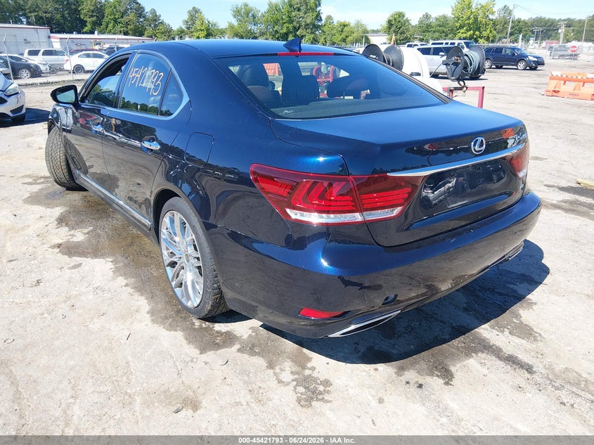 2017 Lexus Ls VIN JTHCL5EF1H5028000 IAAI salvage auction — LEFT FRONT, Salvage (Virginia), sold $5,275 on 2026-07-24 (photo 3)