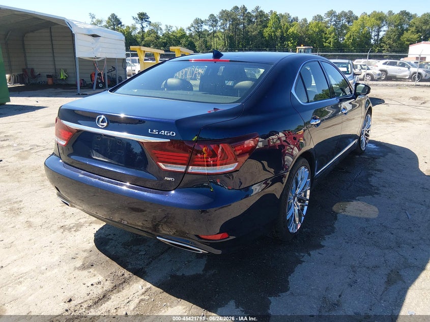 2017 Lexus Ls VIN JTHCL5EF1H5028000 IAAI salvage auction — LEFT FRONT, Salvage (Virginia), sold $5,275 on 2026-07-24 (photo 4)