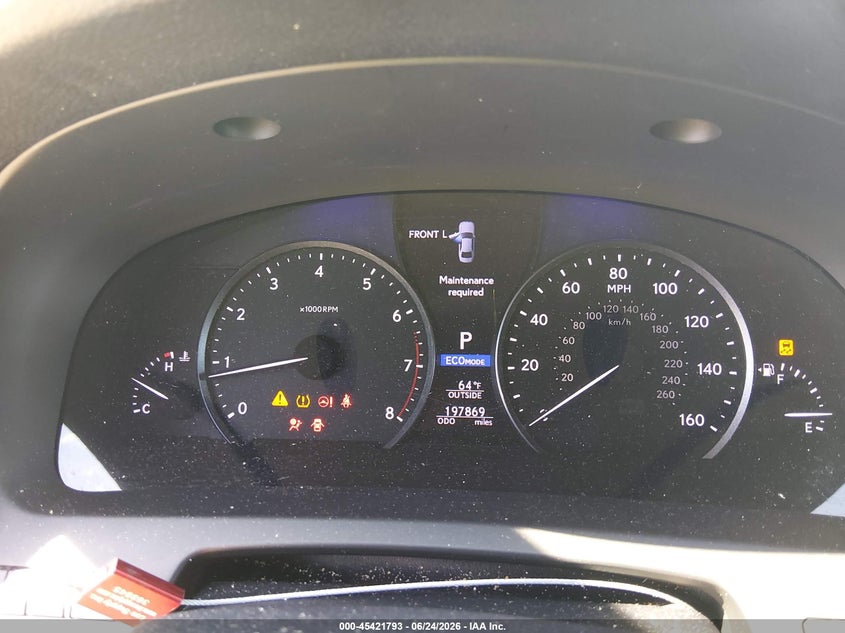 2017 Lexus Ls VIN JTHCL5EF1H5028000 IAAI salvage auction — LEFT FRONT, Salvage (Virginia), sold $5,275 on 2026-07-24 (photo 7)
