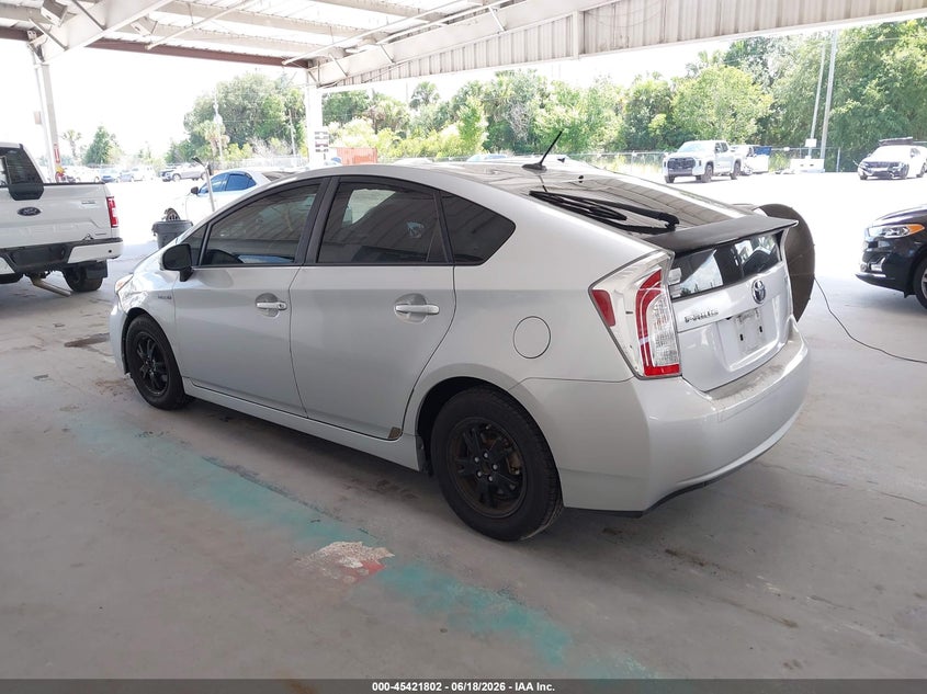 2014 Toyota Prius VIN JTDKN3DU3E0384842 IAAI salvage auction — RIGHT FRONT, Rebuildable (Florida), sold $3,625 on 2026-07-08 (photo 3)