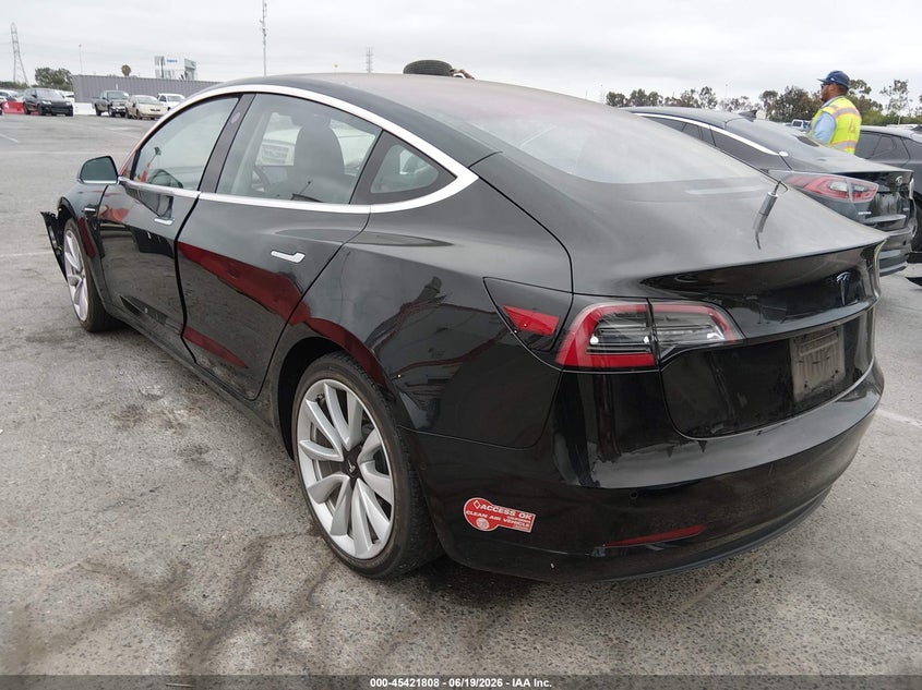 2018 Tesla Model 3 VIN 5YJ3E1EA9JF010728 IAAI salvage auction — FRONT END, Salvage (California), sold $7,200 on 2026-07-08 (photo 3)