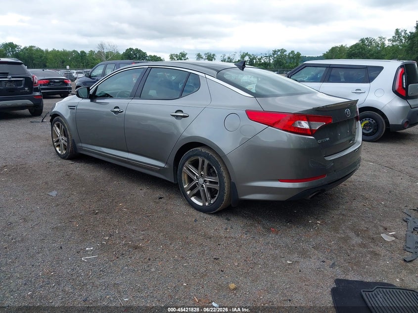 2013 Kia Optima VIN 5XXGR4A67DG149511 IAAI salvage auction — FRONT END, Salvage Title, sold $25 on 2026-07-27 (photo 3)