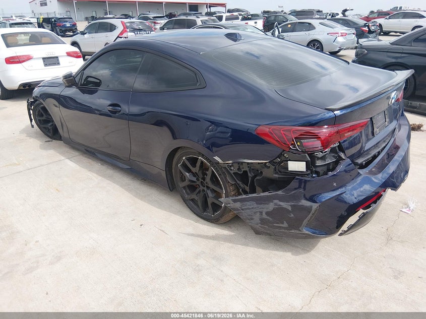 2025 BMW 4er VIN WBA73DA02SCU00099 IAAI salvage auction — REPOSSESSION, Original (Texas), sold $23,850 on 2026-09-04 (photo 3)