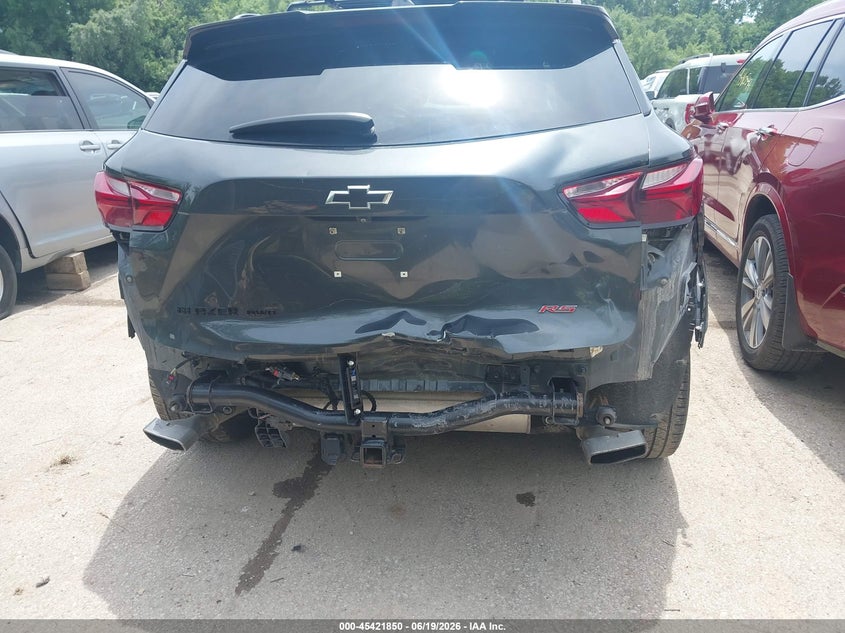 2020 Chevrolet Blazer VIN 3GNKBKRS5LS567716 IAAI salvage auction — REAR END, Salvage Title, sold $8,325 on 2026-08-19 (photo 6)