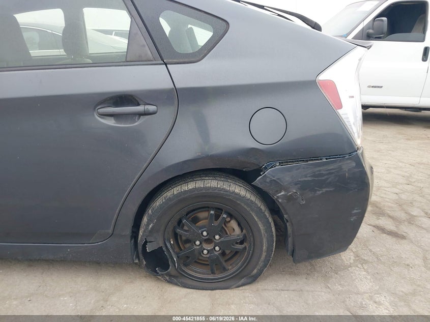 2014 Toyota Prius VIN JTDKN3DU0E1744045 IAAI salvage auction — LEFT REAR, Salvage (California), sold $3,400 on 2026-07-15 (photo 6)