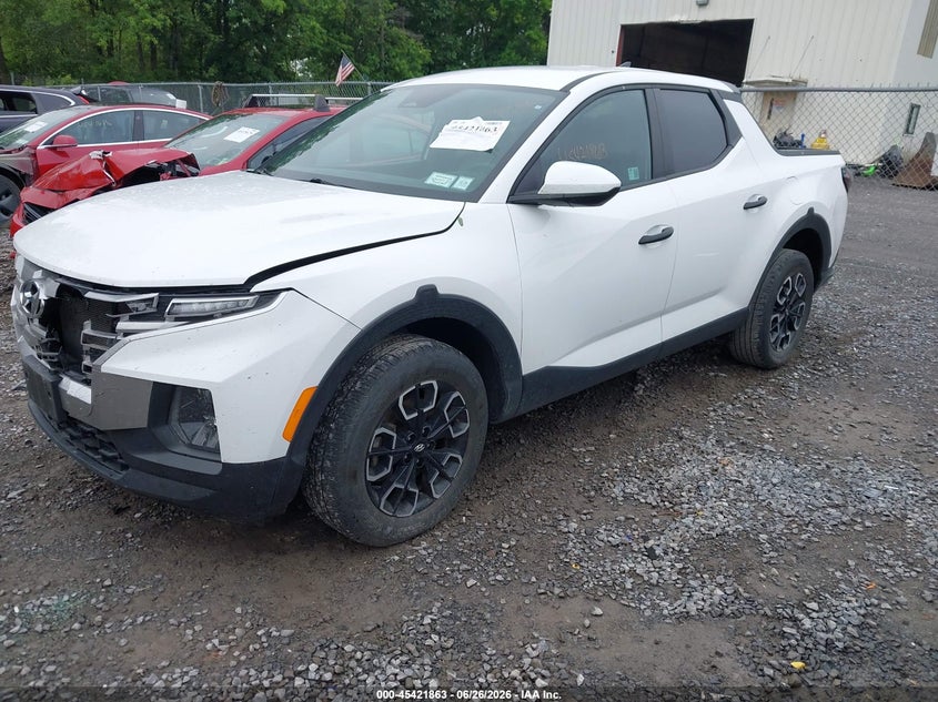 2024 Hyundai Santa cruz VIN 5NTJADDE2RH103131 IAAI salvage auction — FRONT END, Mv-907A (New York), sold $8,500 on 2026-07-14 (photo 2)