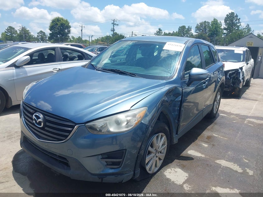 2016 Mazda Cx-5 VIN JM3KE4BY8G0830666 IAAI salvage auction — LEFT FRONT, Salvage (North Carolina), sold $3,650 on 2026-07-20 (photo 2)
