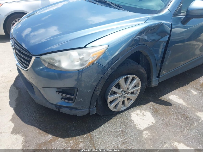 2016 Mazda Cx-5 VIN JM3KE4BY8G0830666 IAAI salvage auction — LEFT FRONT, Salvage (North Carolina), sold $3,650 on 2026-07-20 (photo 6)