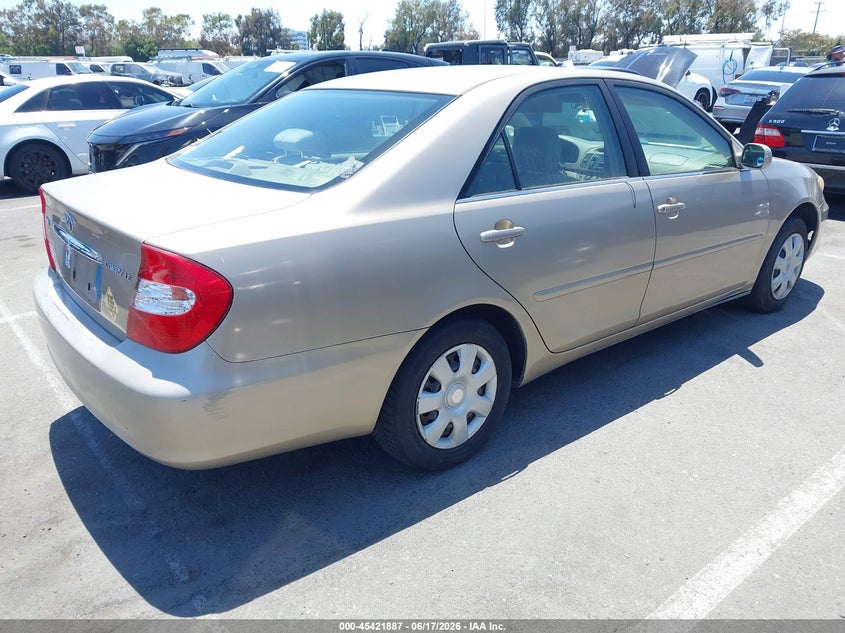 2003 Toyota Camry VIN JTDBE32K330175745 IAAI salvage auction — NORMAL WEAR, Clear - Dealer Only (California), sold $350 on 2026-07-09 (photo 4)