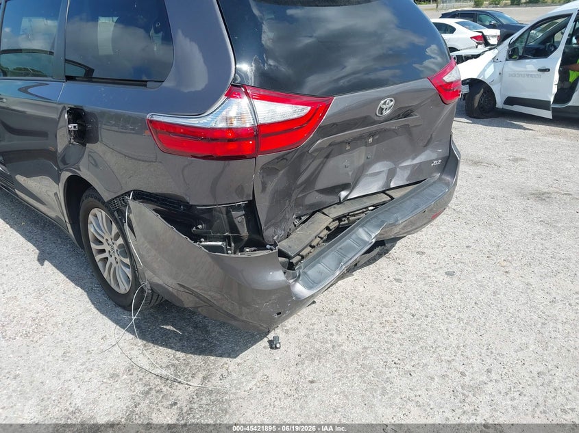 2016 Toyota Sienna VIN 5TDYK3DC6GS718775 IAAI salvage auction — REAR END, Rebuildable (Florida), sold $3,850 on 2026-07-23 (photo 6)