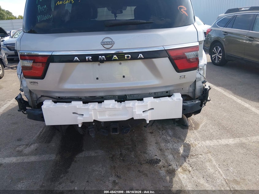 2021 Nissan Armada VIN JN8AY2BA1M9370961 IAAI salvage auction — REAR END, Clear (Tennessee), sold $10,000 on 2026-07-28 (photo 6)