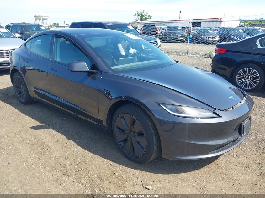 2025 Tesla Model 3 VIN 5YJ3E1EA1SF033549 IAAI salvage auction — FRONT END, Salvage (New Jersey), sold $11,500 on 2026-07-30 (photo 1)