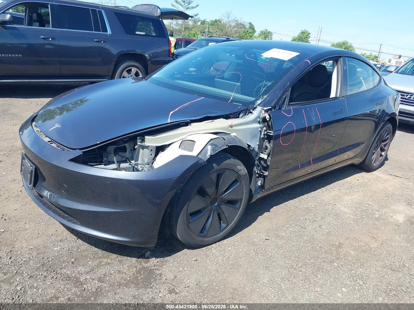 2025 Tesla Model 3 VIN 5YJ3E1EA1SF033549 IAAI salvage auction — FRONT END, Salvage (New Jersey), sold $11,500 on 2026-07-30 (photo 6)
