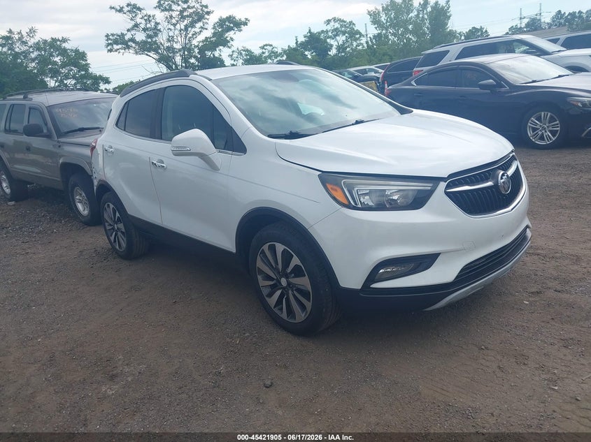 2018 Buick Encore VIN KL4CJBSB7JB571344 IAAI salvage auction — NORMAL WEAR, Clear (New Jersey), sold $2,000 on 2026-07-14 (photo 1)