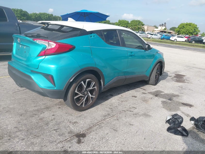 2018 Toyota C-hr VIN NMTKHMBX5JR011723 IAAI salvage auction — LEFT & RIGHT, Rebuildable (Florida), sold $3,550 on 2026-07-09 (photo 4)