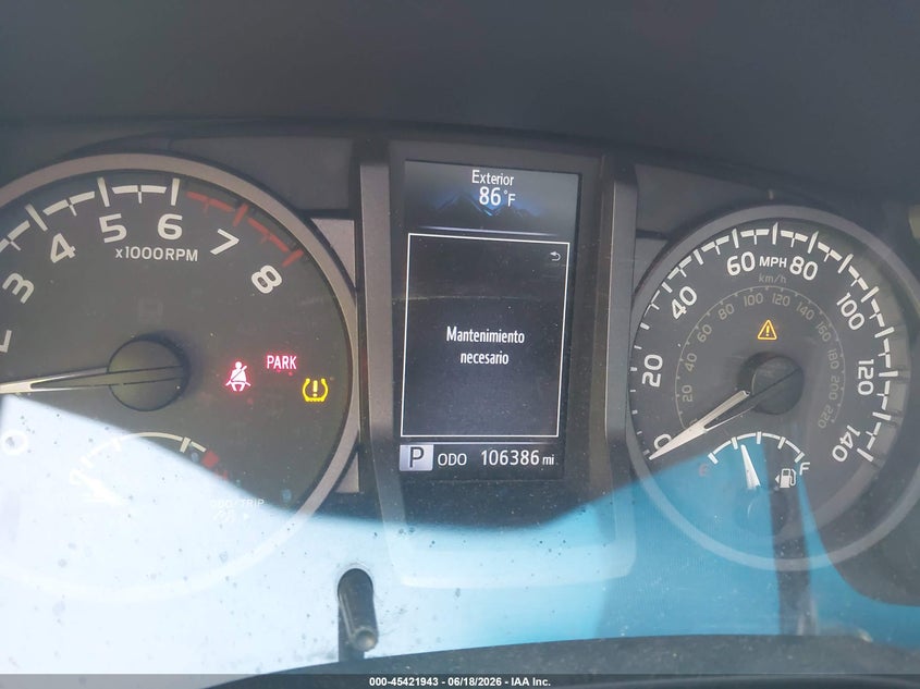 2017 Toyota Tacoma VIN 5TFAZ5CN8HX026749 IAAI salvage auction — FRONT END, Salvage Title, sold $15,900 on 2026-08-01 (photo 7)