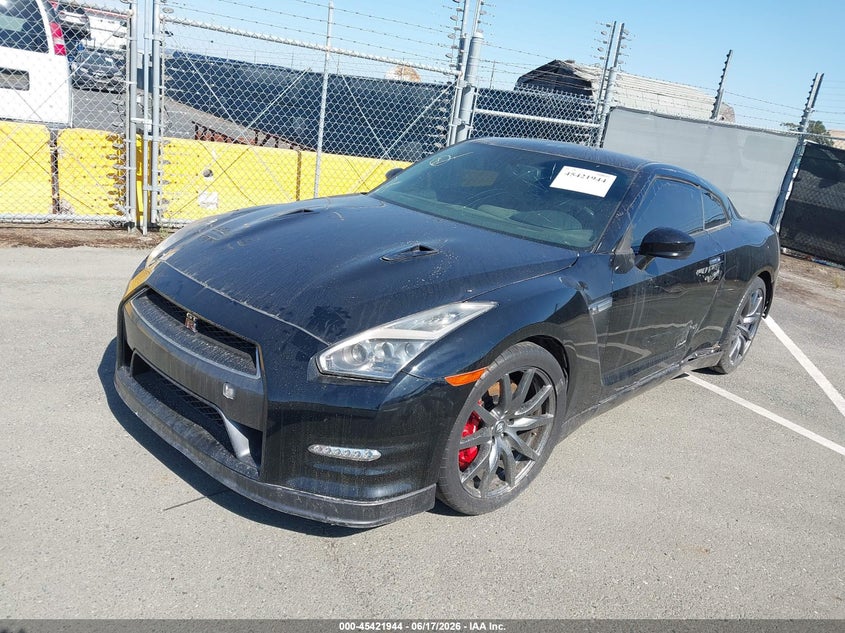 2016 Nissan Gt-r VIN JN1AR5EF6GM290562 IAAI salvage auction — ROOF, Salvage (Nevada), sold $18,100 on 2026-07-23 (photo 2)
